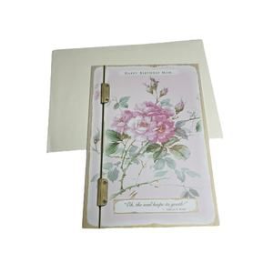 5/$10 Birthday Card Mom Floral Greeting Country Theme Tea Garden